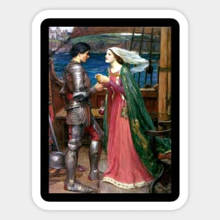 Tristan and Isolde - John William Waterhouse Sticker